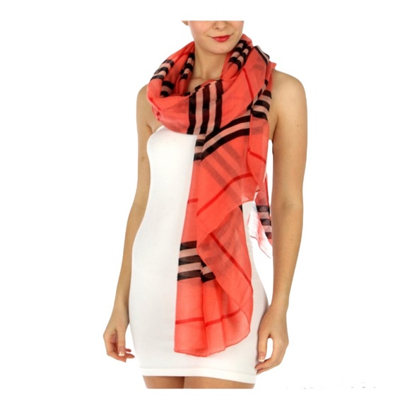 Classic stripes scarf Beige - Picture 4 of 4